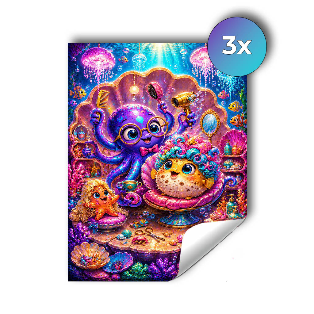 Sticker – Meeresfriseur
