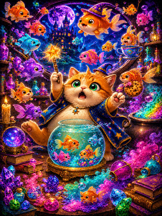 Diamond Painting – Fischzauberin