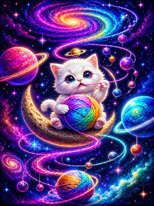 Diamond Painting - Weltraumkatze Nyla