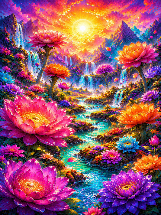 Diamond Painting - Lotusparadies