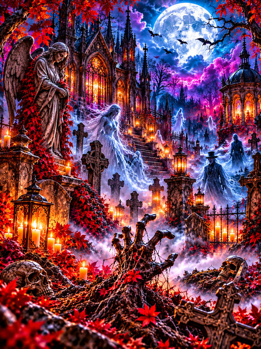Diamond Painting - Geisterkathedrale