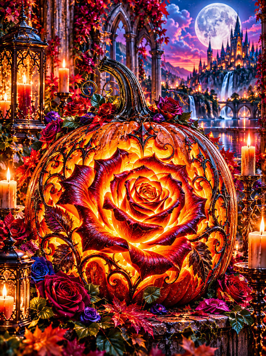 Diamond Painting - Rosenkürbis
