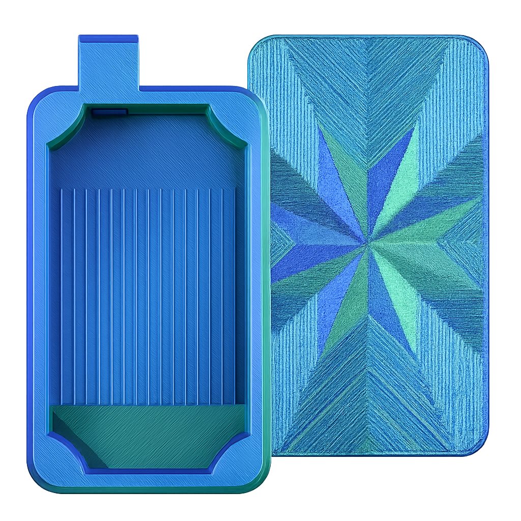 Diamond Painting Schiffchen - Grün-Blau