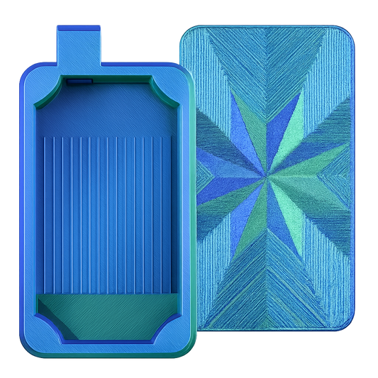 Diamond Painting Schiffchen - Grün-Blau