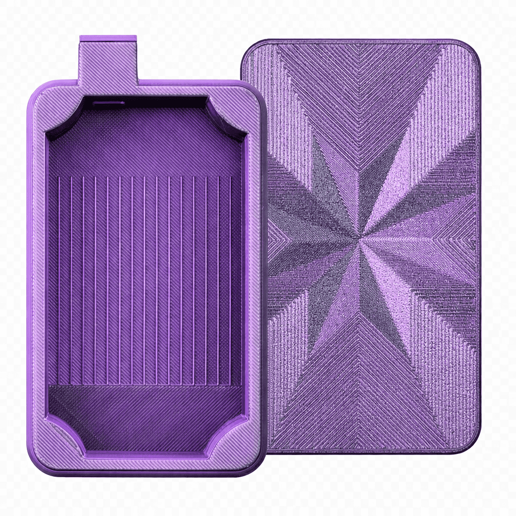 Diamond Painting Schiffchen - Schwarz-Lila
