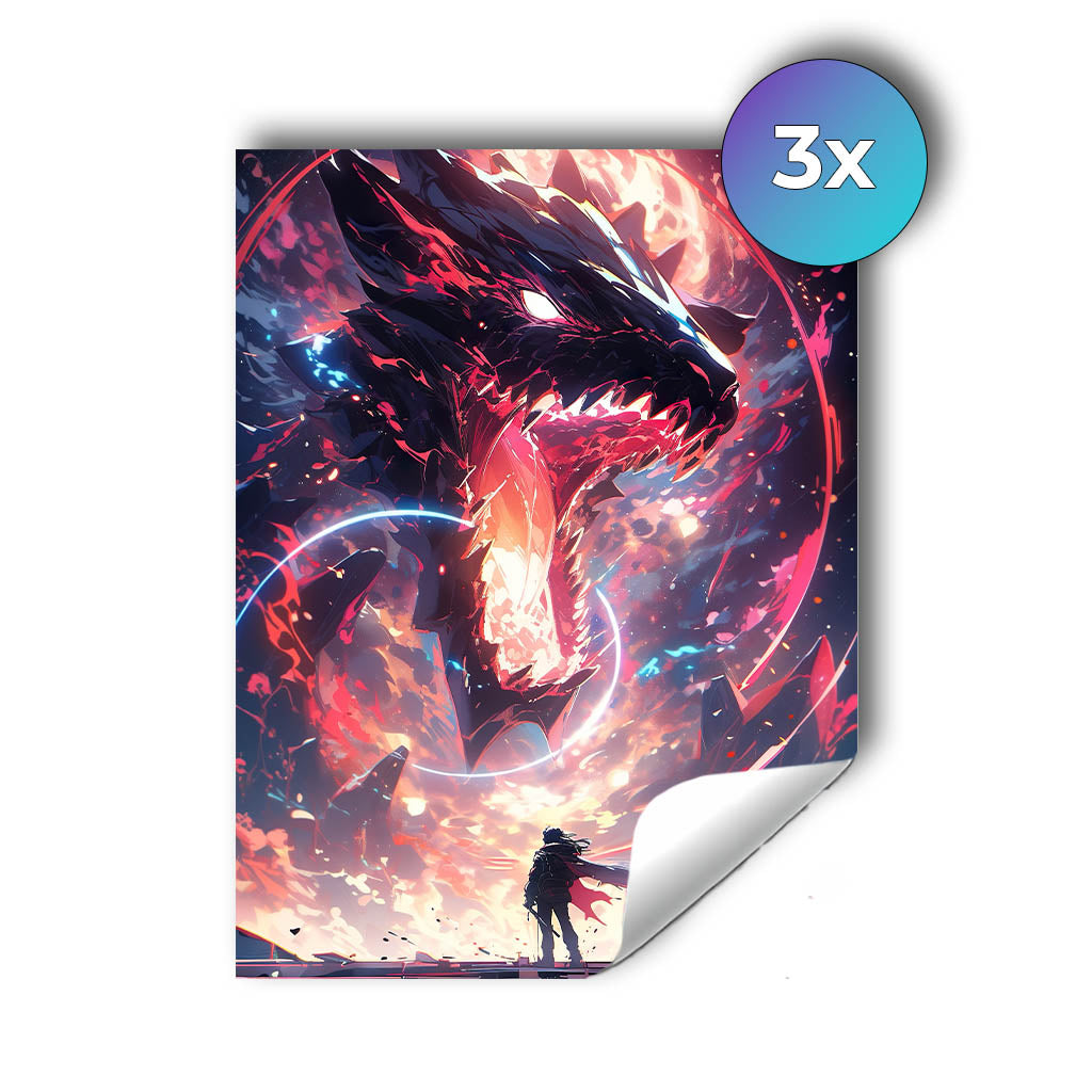 Sticker – Dämonendrache