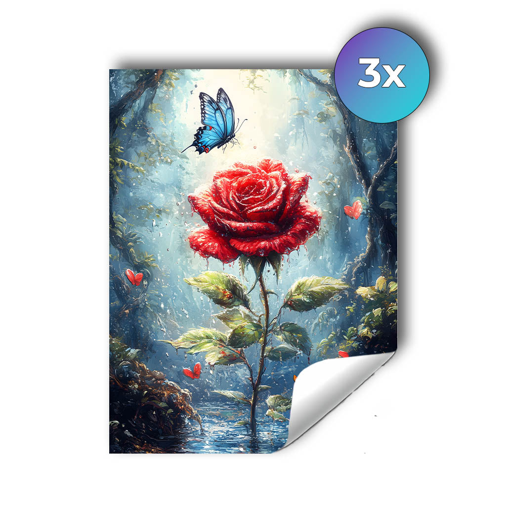 Sticker – Rose der Natur
