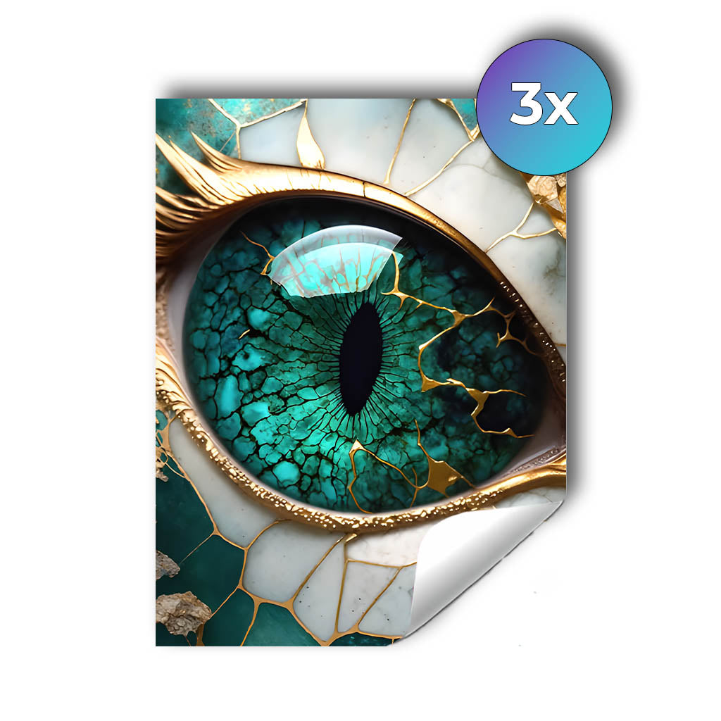 Sticker – Smaragdauge des Drachen