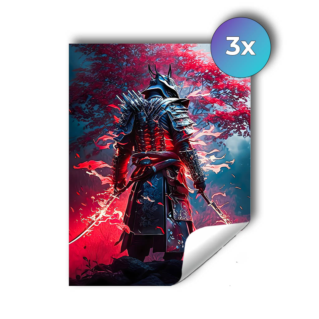 Sticker – Rotlicht Samurai