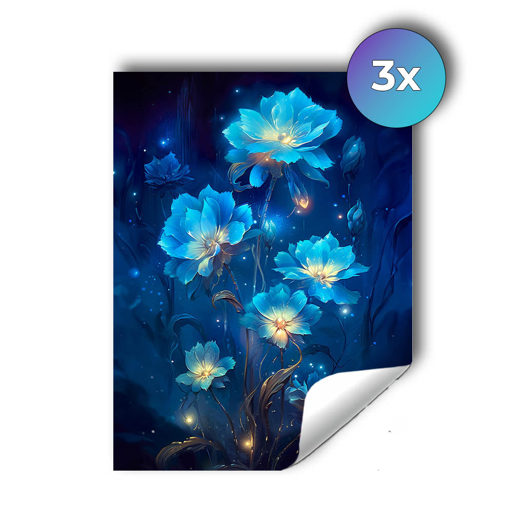 Sticker – Blumen der Nacht