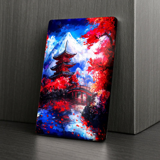 Cover Minder – Japanischer Tempel im Herbst