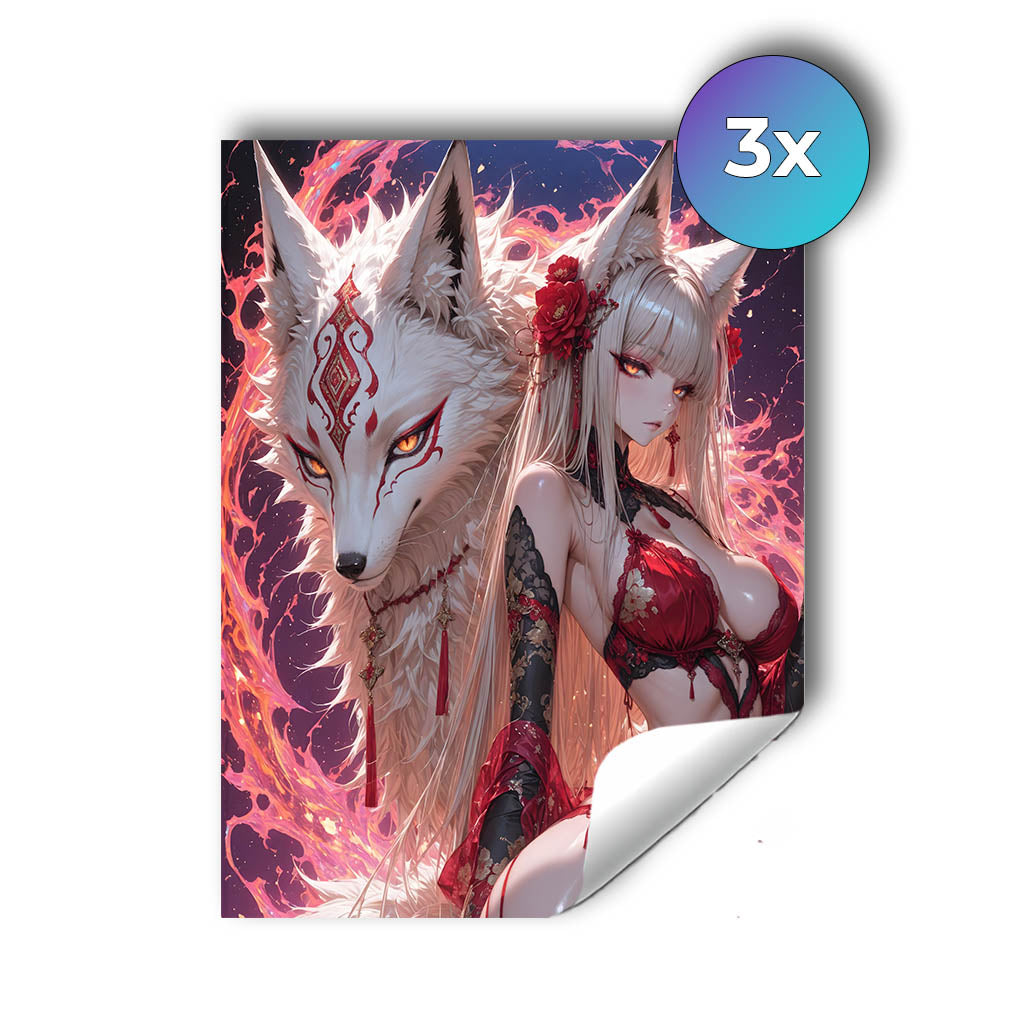 Sticker – Flammenlady Flavia