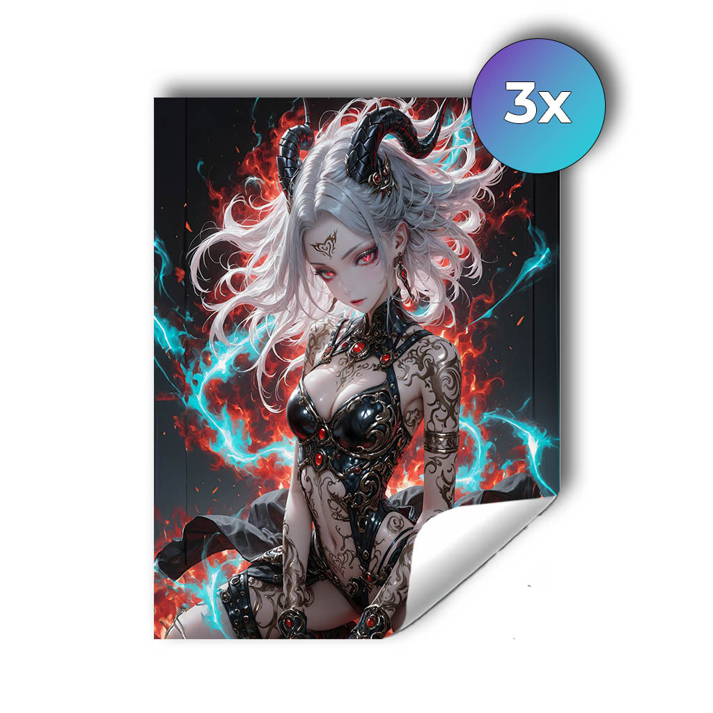 Sticker – Dämonin Flammenpakt