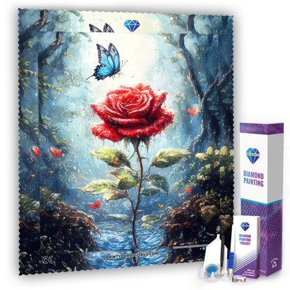 Diamond Painting - Rose der Natur