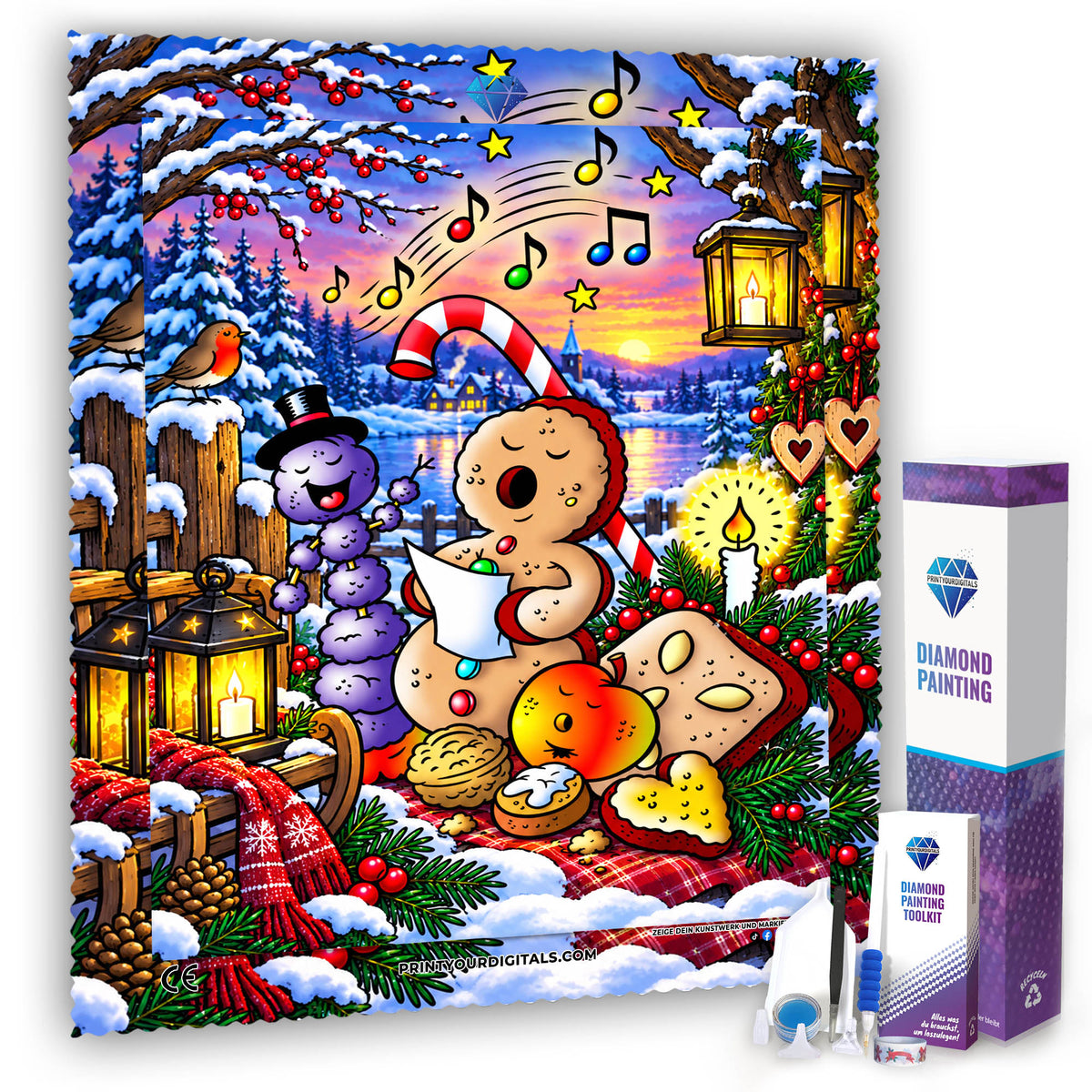 Diamond Painting - Süße Weihnachtslieder