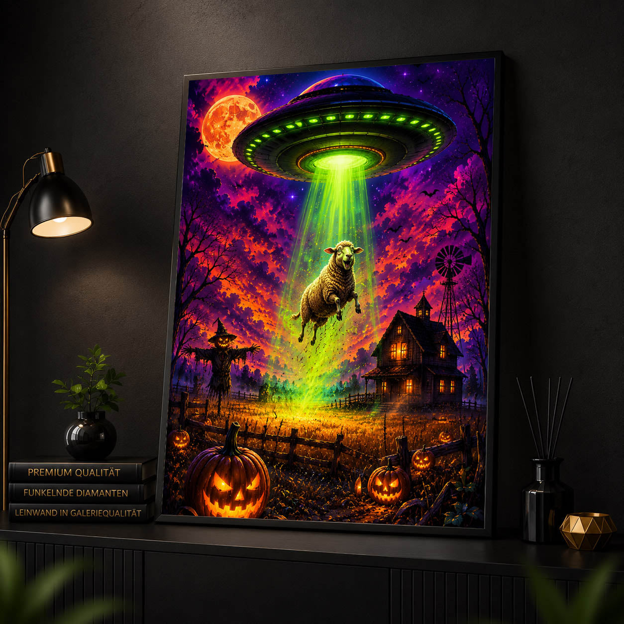 Diamond Painting - Invasion im Kornfeld
