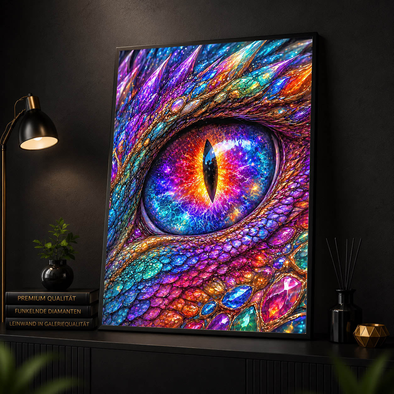 Diamond Painting – Auge des Prismendrachen