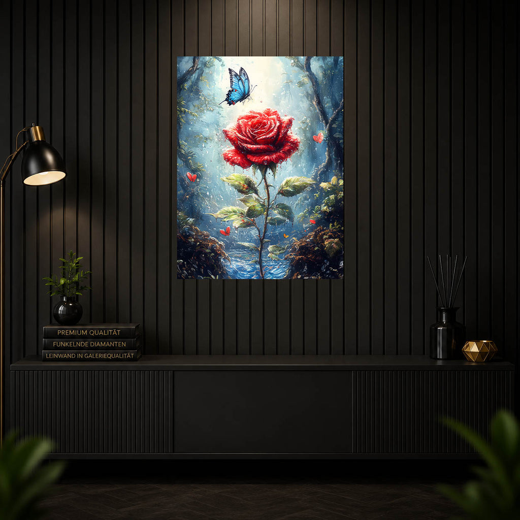 Diamond Painting - Rose der Natur