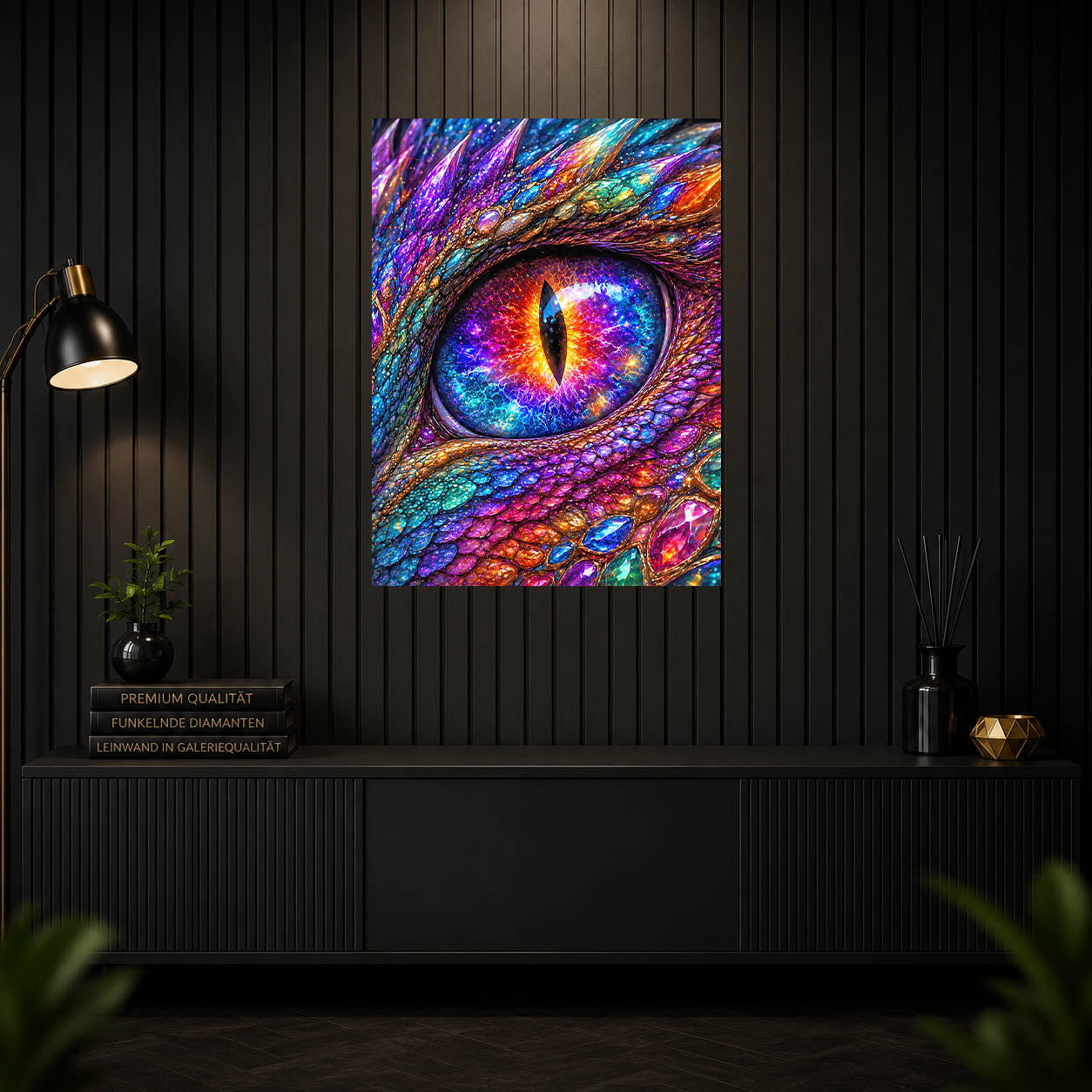 Diamond Painting – Auge des Prismendrachen
