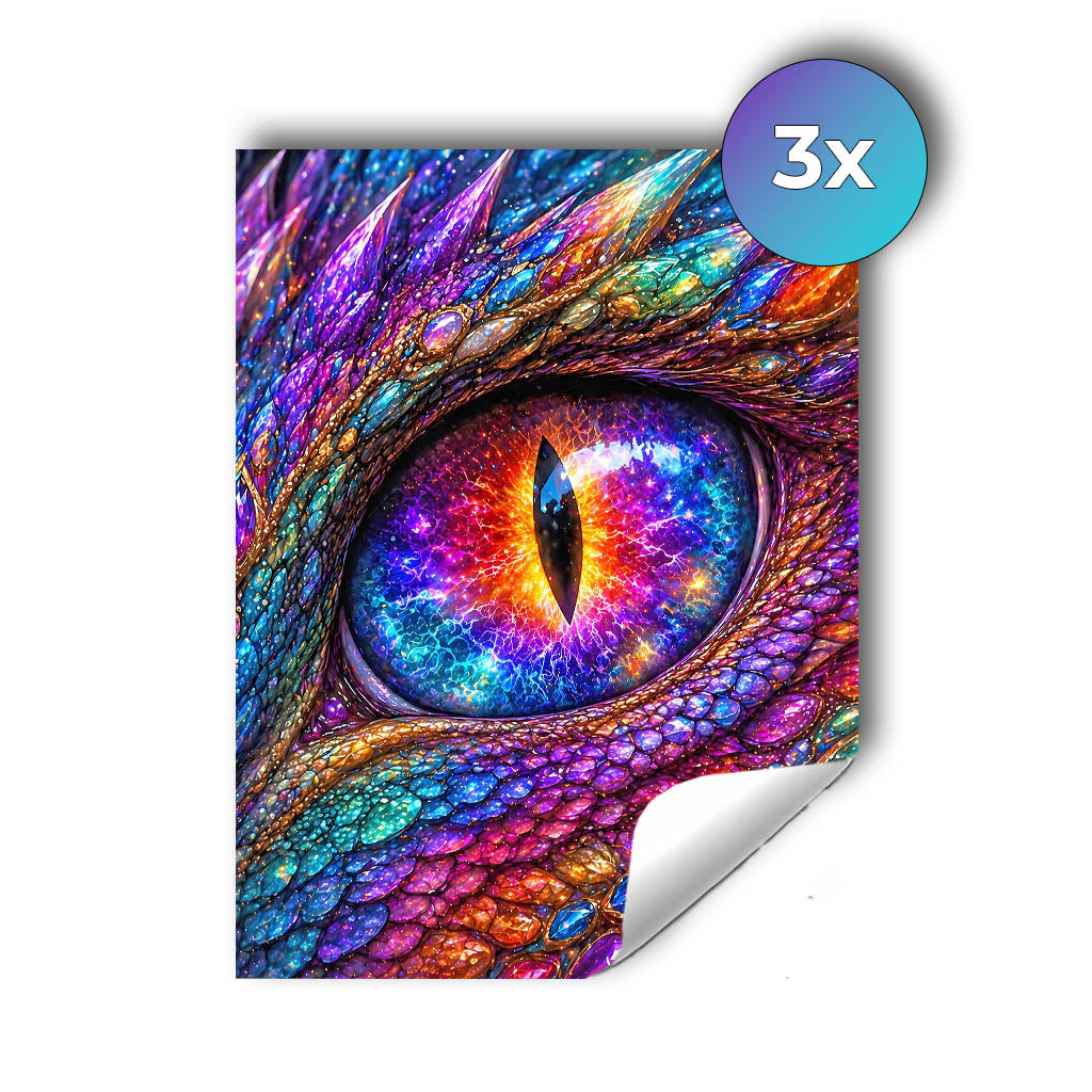 Sticker – Auge des Prismendrachen