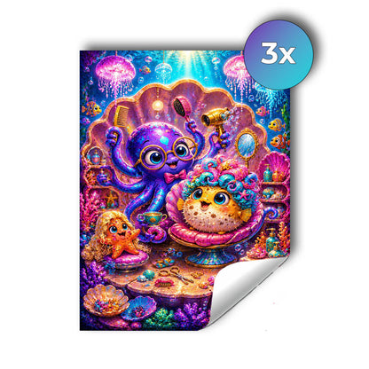 Sticker – Meeresfriseur