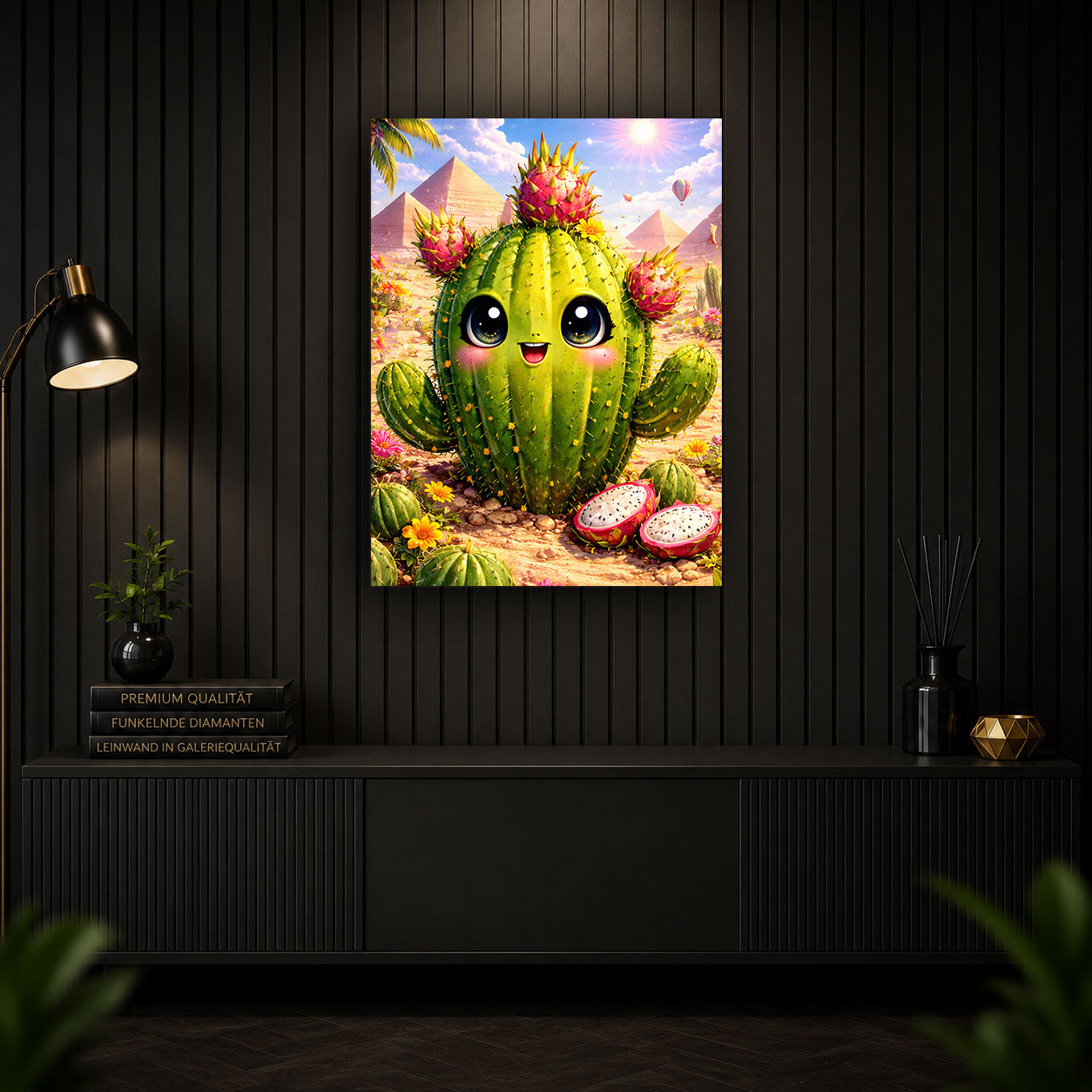 Diamond Painting - Drachenfrucht Kaktus