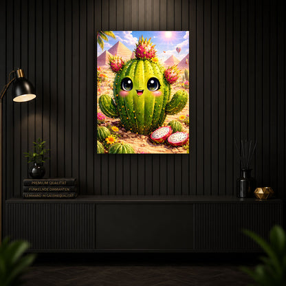 Diamond Painting - Drachenfrucht Kaktus