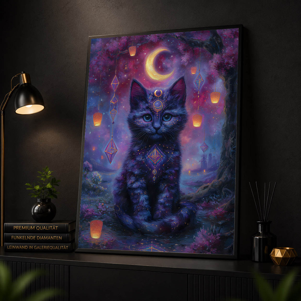 Diamond Painting - Mondlichtkater Benny