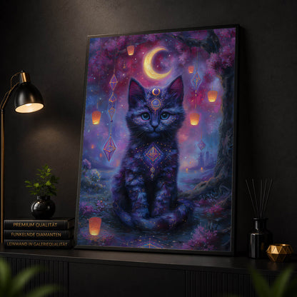 Diamond Painting - Mondlichtkater Benny