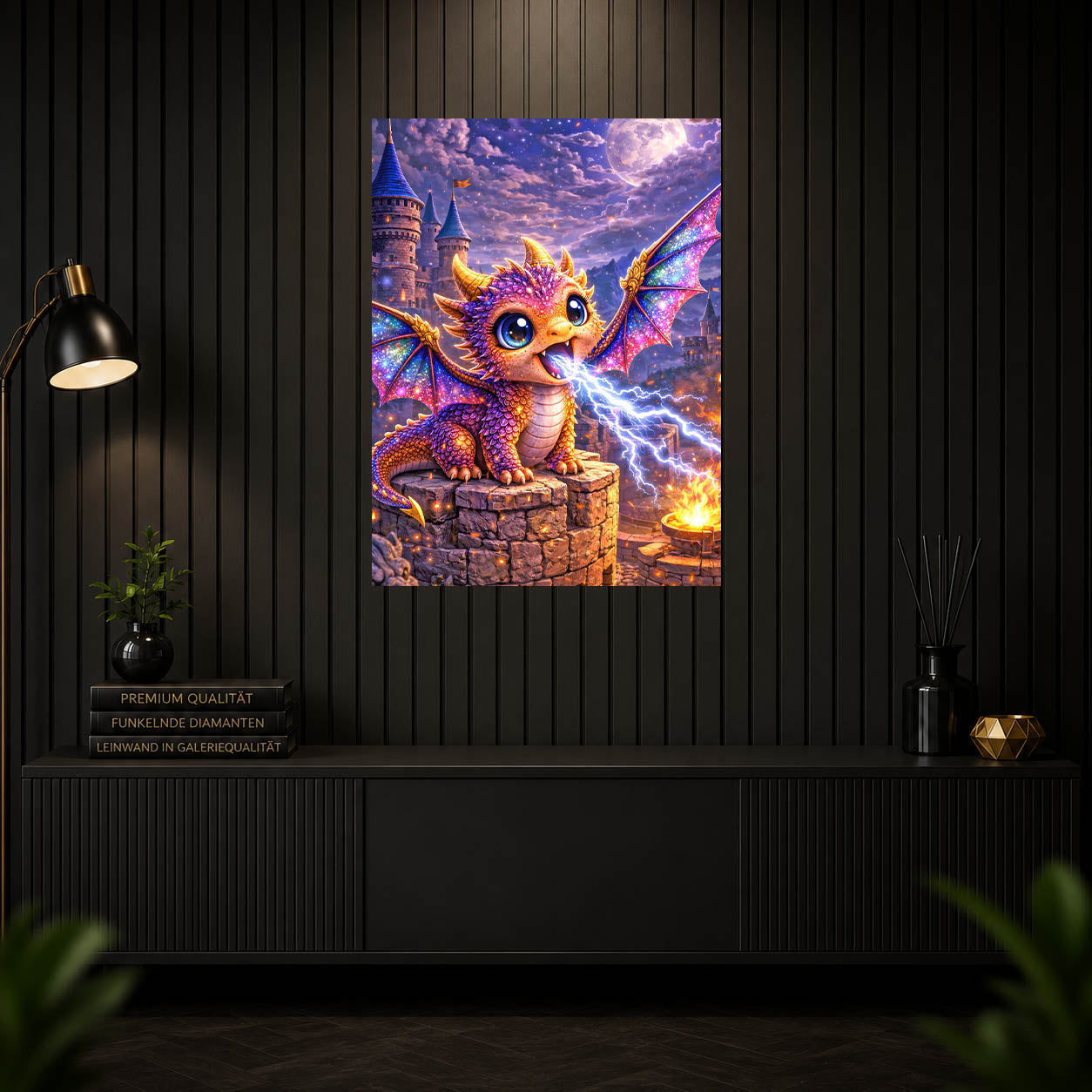 Diamond Painting – Der kleine Donnerdrache