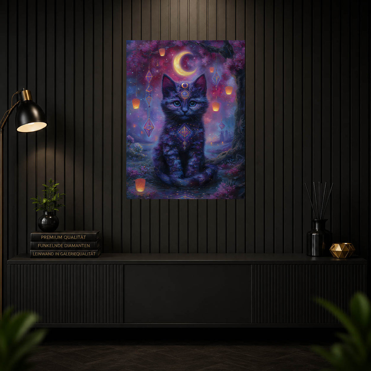 Diamond Painting - Mondlichtkater Benny