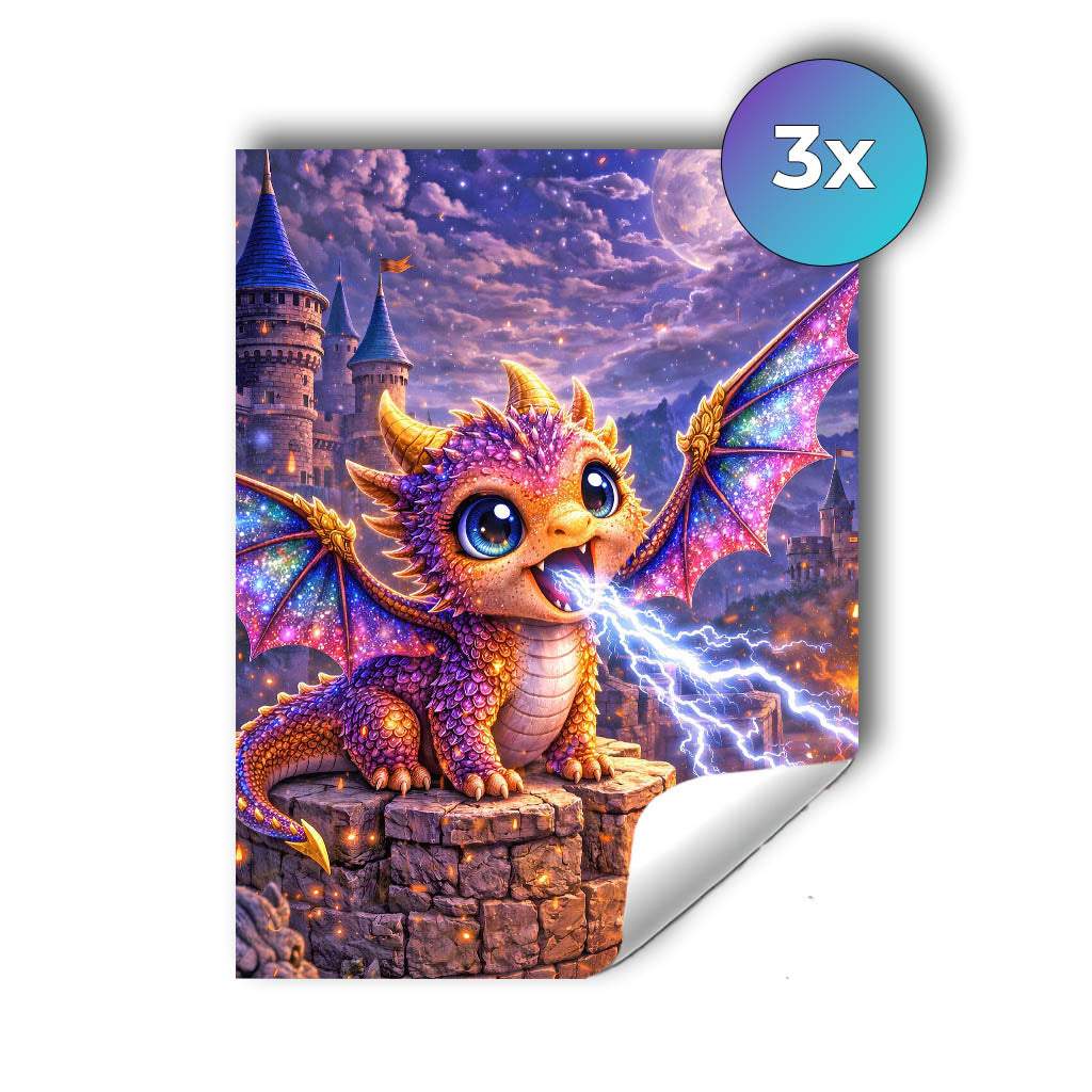 Sticker – Der kleine Donnerdrache