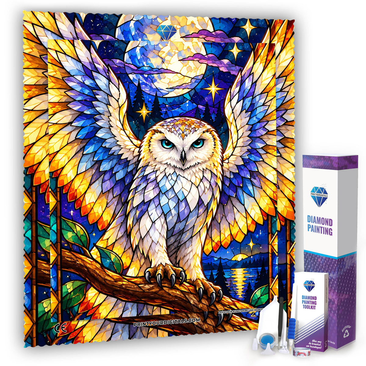 Diamond Painting - Eulenpracht