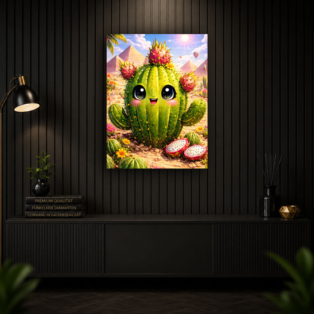 Diamond Painting - Drachenfrucht Kaktus