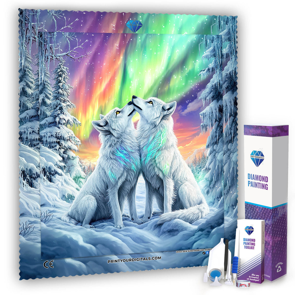 Diamond Painting - Aurora Arktis