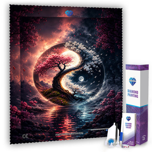 Diamond Painting - Yin und Yang Harmonie