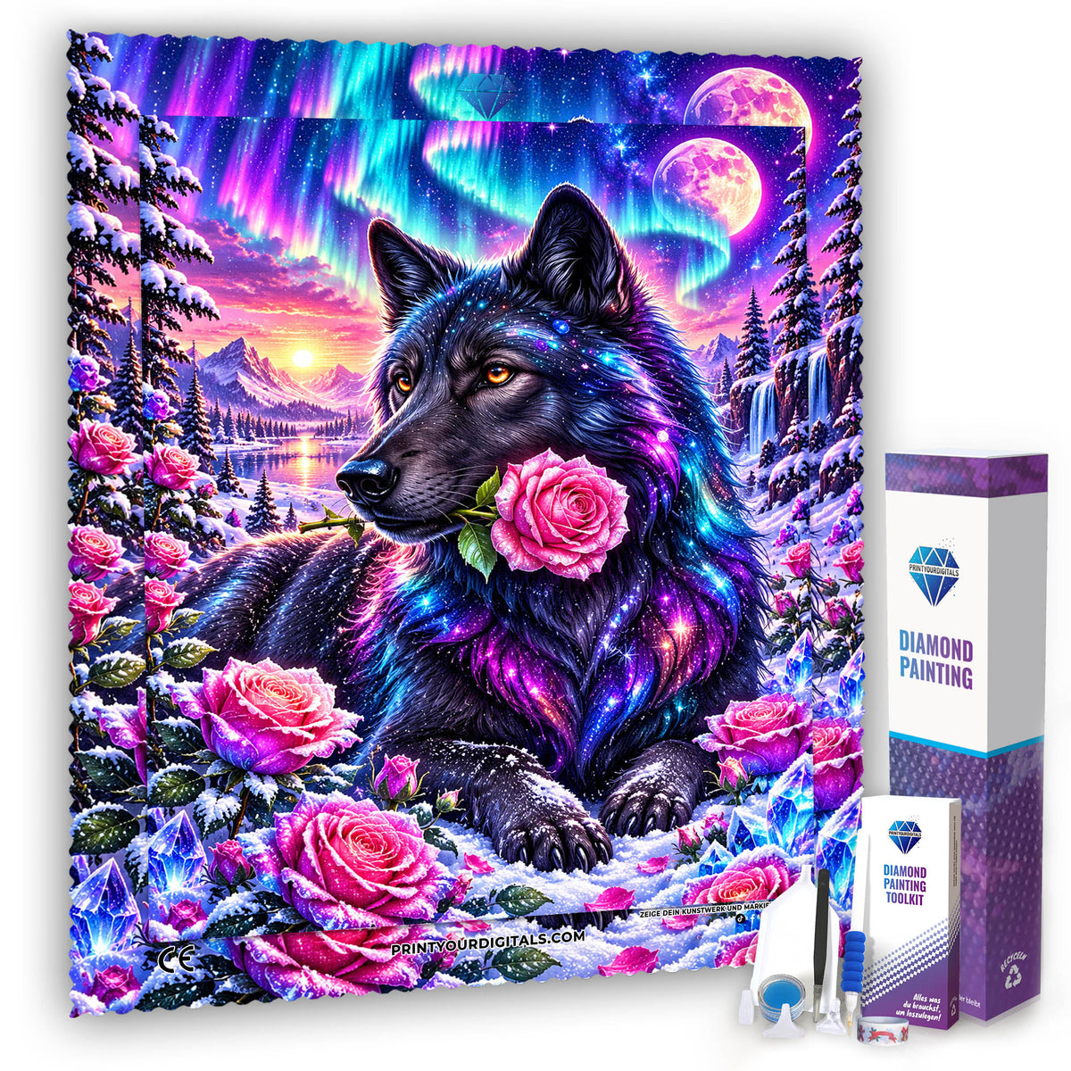 Diamond Painting - Wächter der Nordlichter