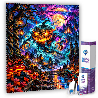 Diamond Painting - Albtraum der Kürbisnacht