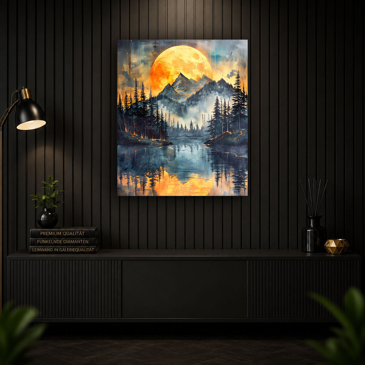 Diamond Painting - Mondfeuer