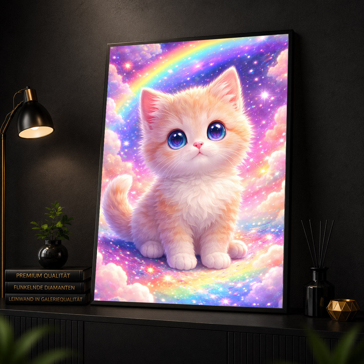 Diamond Painting – Regenbogenkätzchen