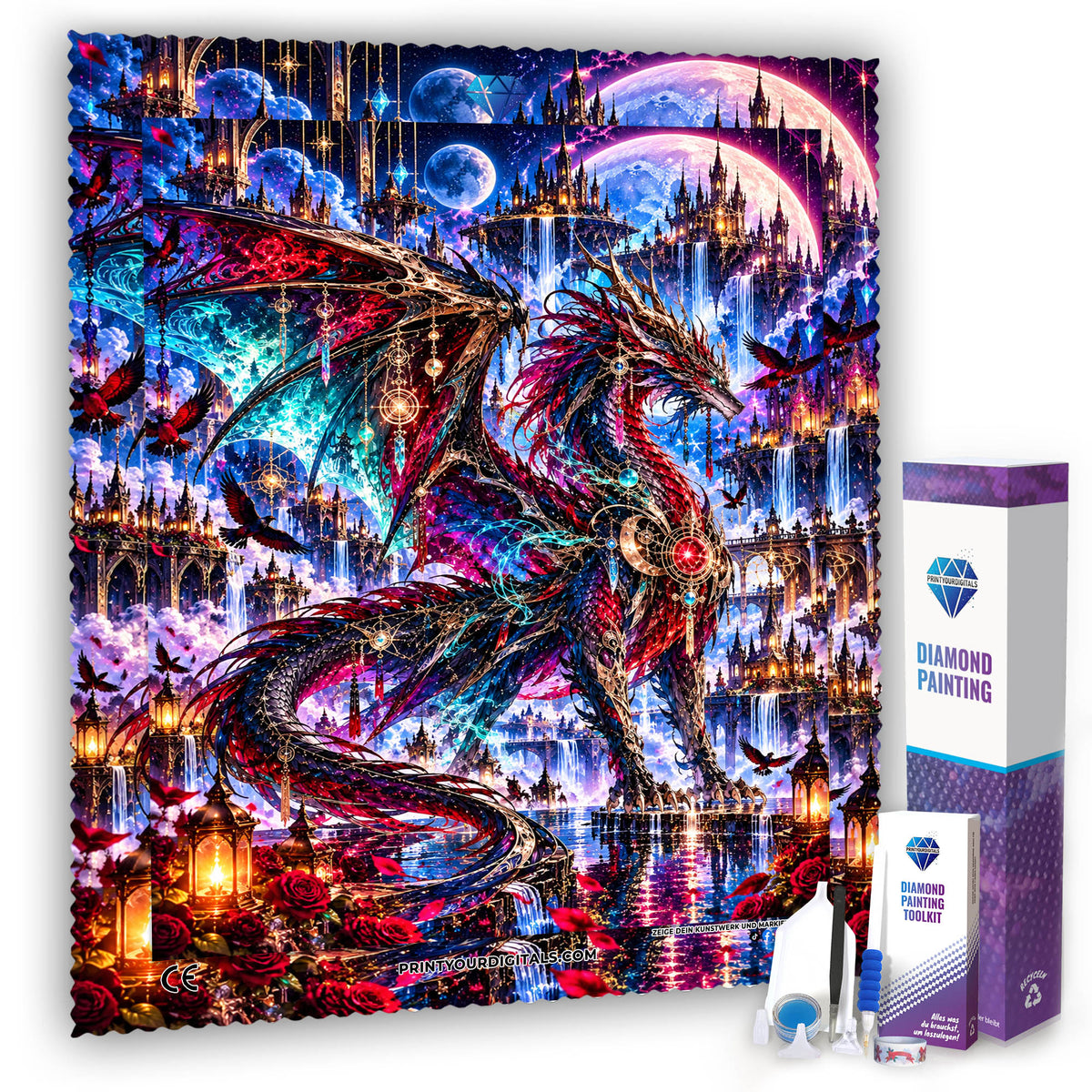 Diamond Painting - Himmelsdrache