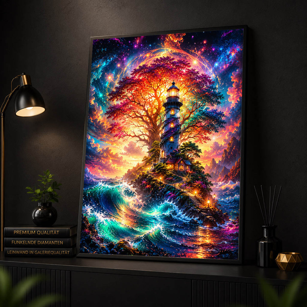 Diamond Painting - Leuchtturm der Farben