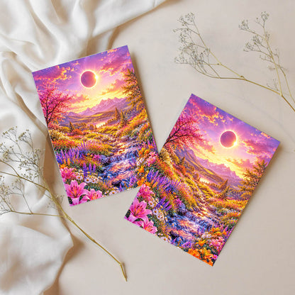 sticker – Sonnenfinsternis über dem Blütental