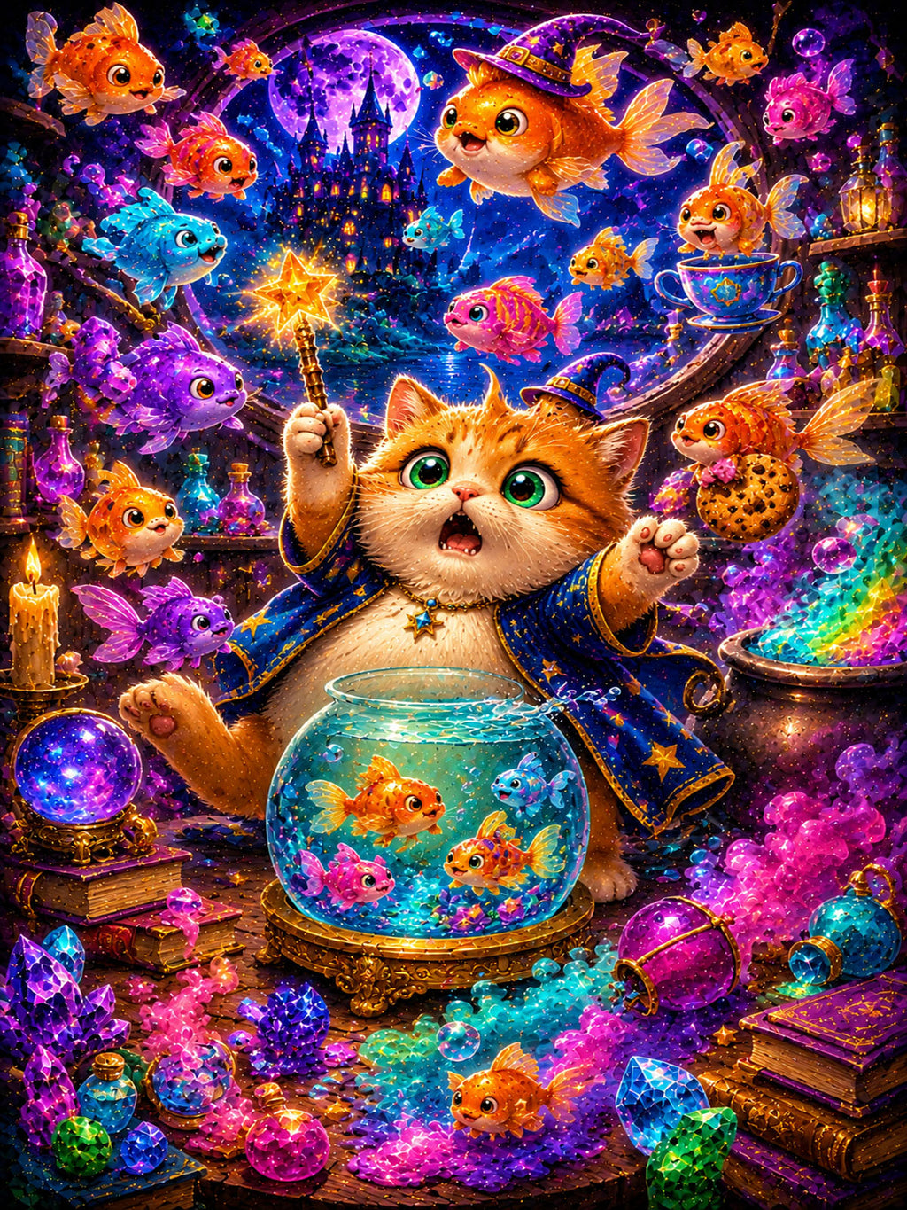 Diamond Painting – Fischzauberin
