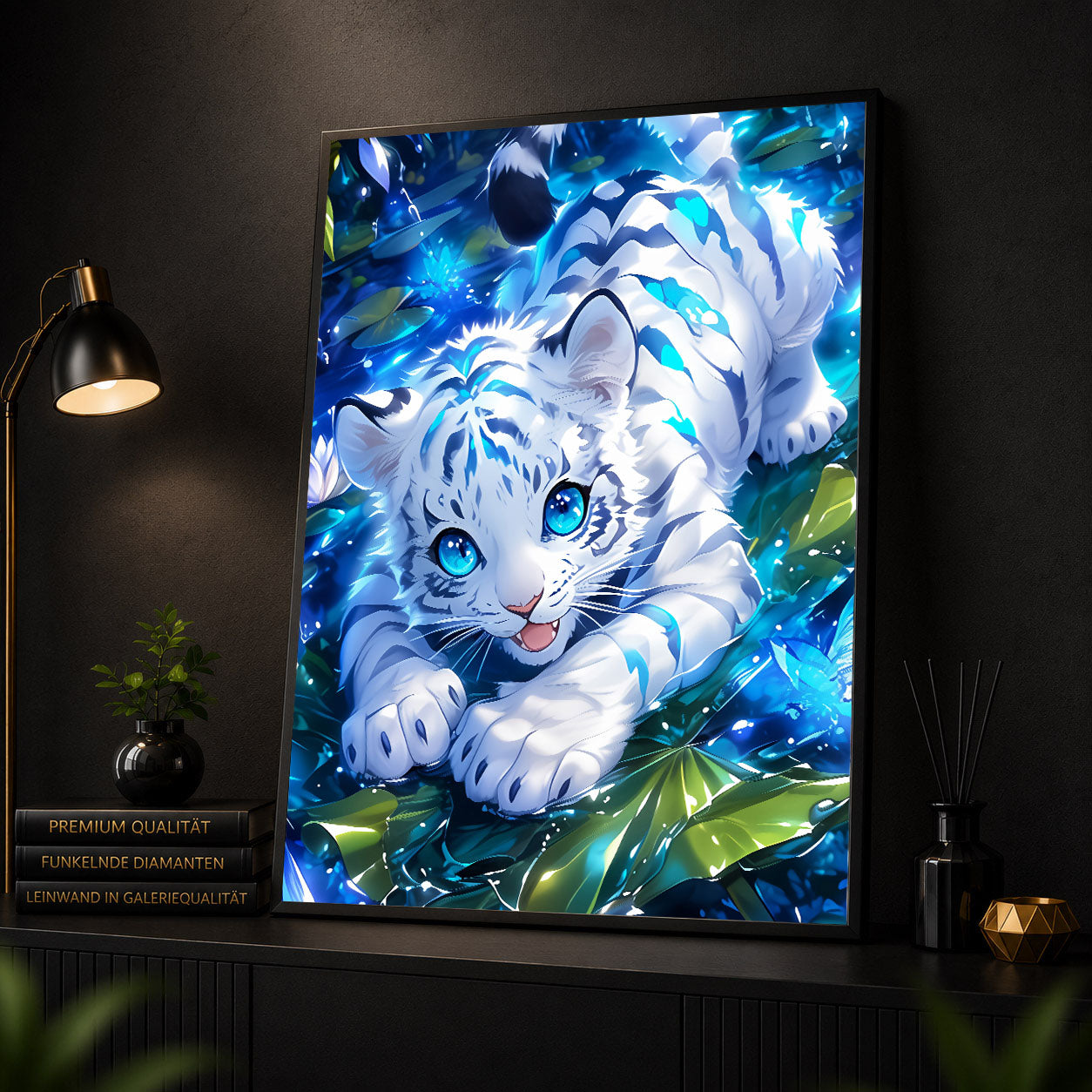 Diamond Painting - Kleiner Streifenzauber