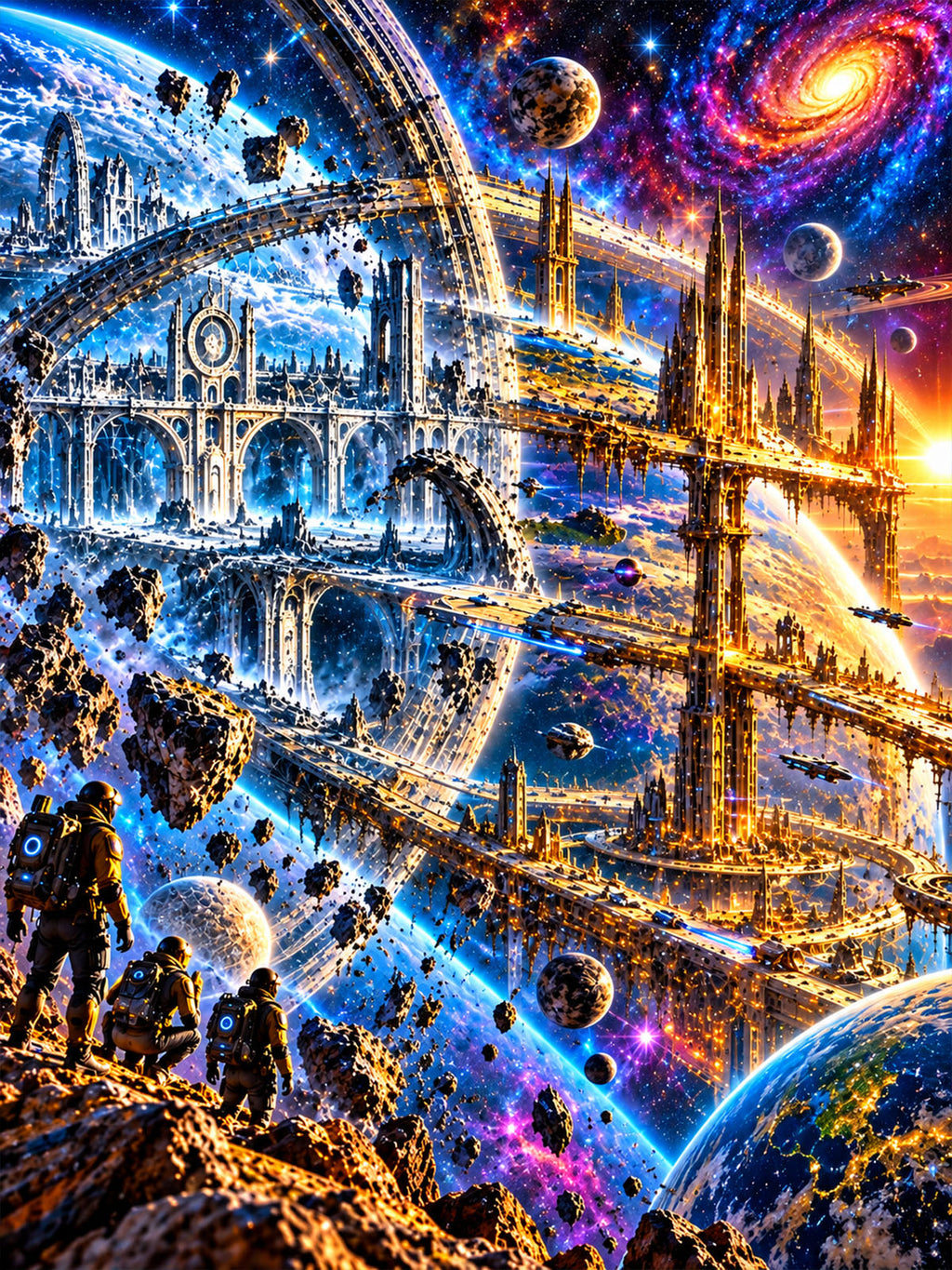 Diamond Painting - Kathedrale der Sterne