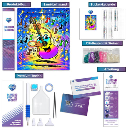 Diamond Painting - Bunte Noten