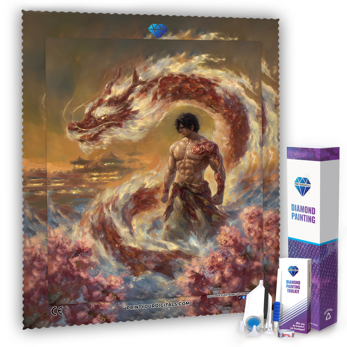 Diamond Painting - Drachenkrieger