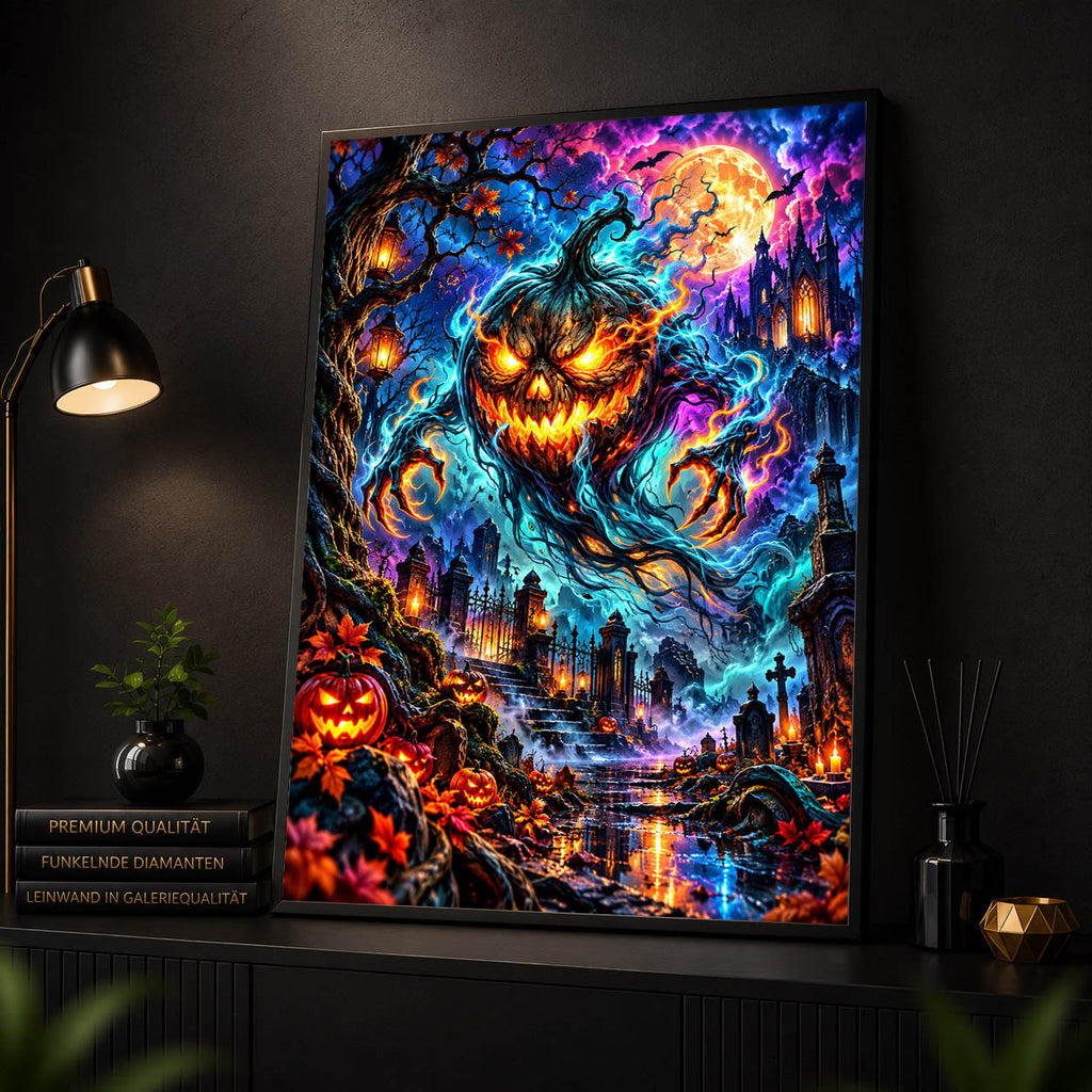 Diamond Painting - Albtraum der Kürbisnacht