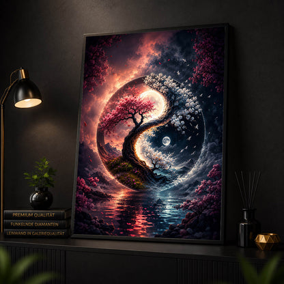Diamond Painting - Yin und Yang Harmonie